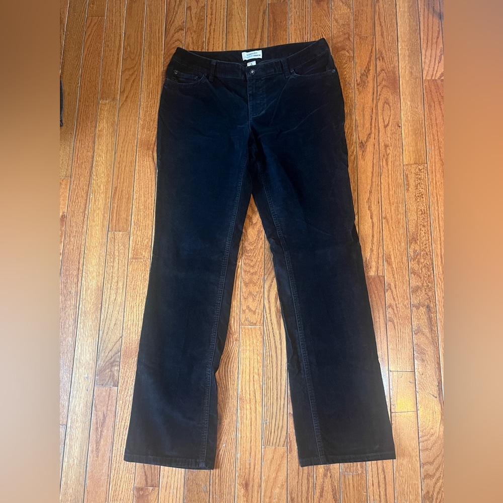 St. John's Bay Black Women corduroy pants